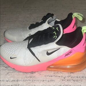 Nike Air Max 270 with Pink and Orange Accents
